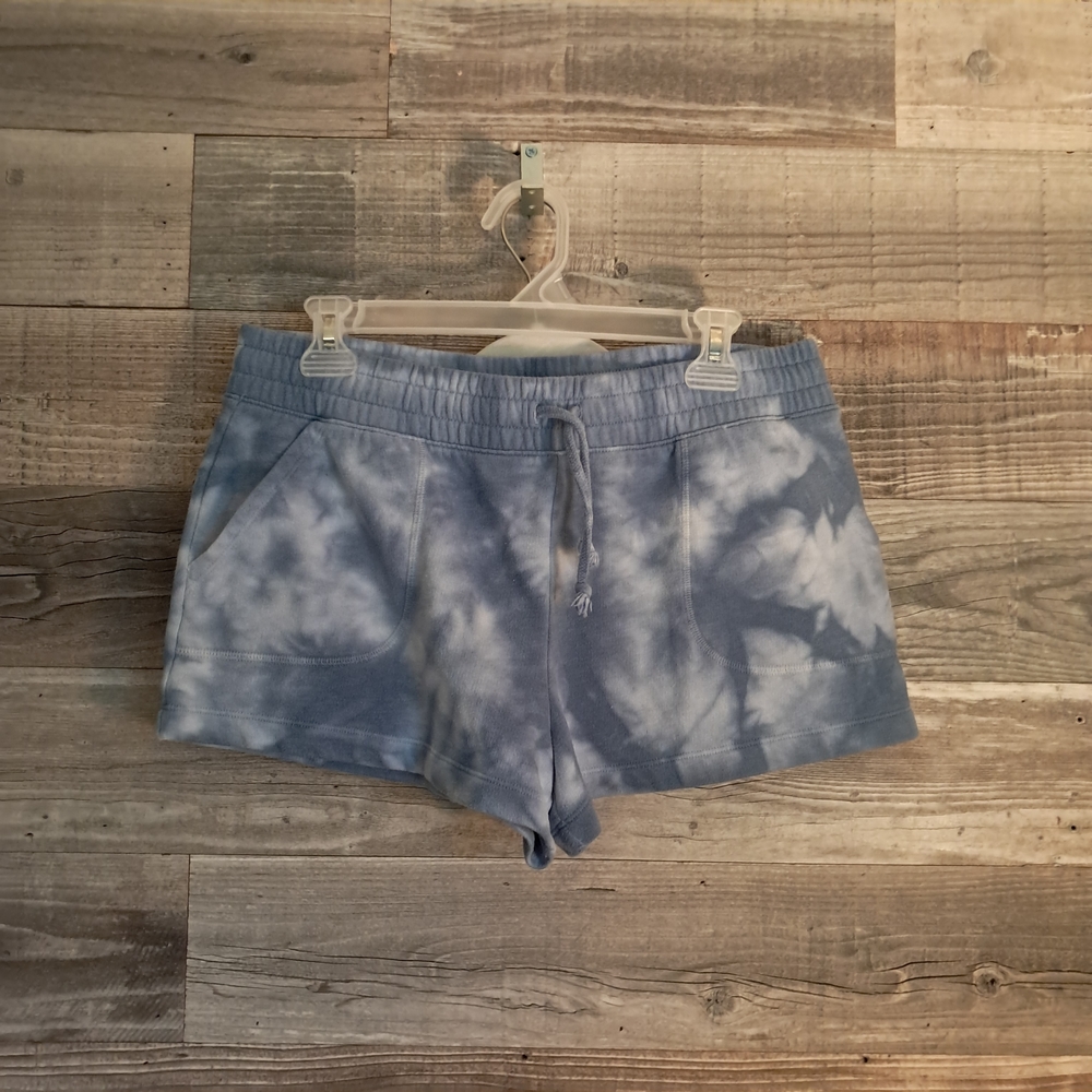 Blue Tie-Dye Women's Shorts